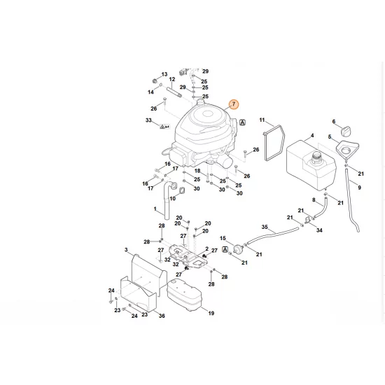 STIHL   B&S, silnik czterosuwowy 21R807-0012-B5 6160 011 1811